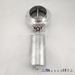 Sanitary Ss Pneumatic Flow Control Butterfly Valve