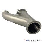 Sanitary SS Tee Pipe Fittings Clamp Tee  pipe adapter