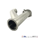 Sanitary SS Tube Tee Y TypeTri-clamped  pipe adapter