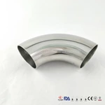 Sanitary Stainless Steel 304 316L Polished 90degree Weld Short Elbow