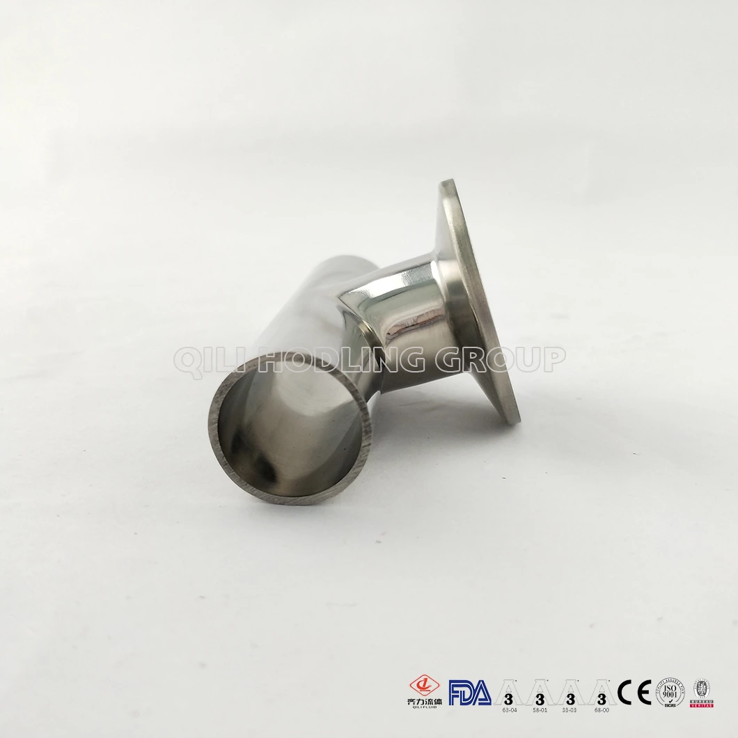 Sanitary Stainless Steel 304 316L Polished Welded Clamped Branch Tee