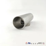 Sanitary Stainless Steel 304 316L Weld Plain Tee