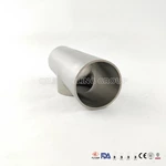 Sanitary Stainless Steel 304 316L Weld Plain Tee