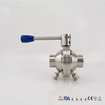 Sanitary Stainless Steel Butterfly Ball Valve