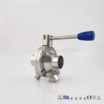 Sanitary Stainless Steel Butterfly Ball Valve