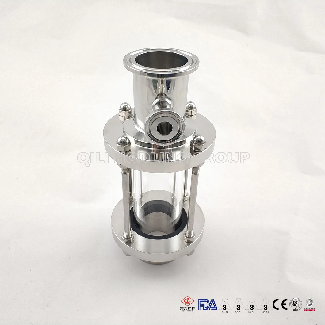 Sanitary Stainless Steel Clamp Fluid Sight Glass for Beer
