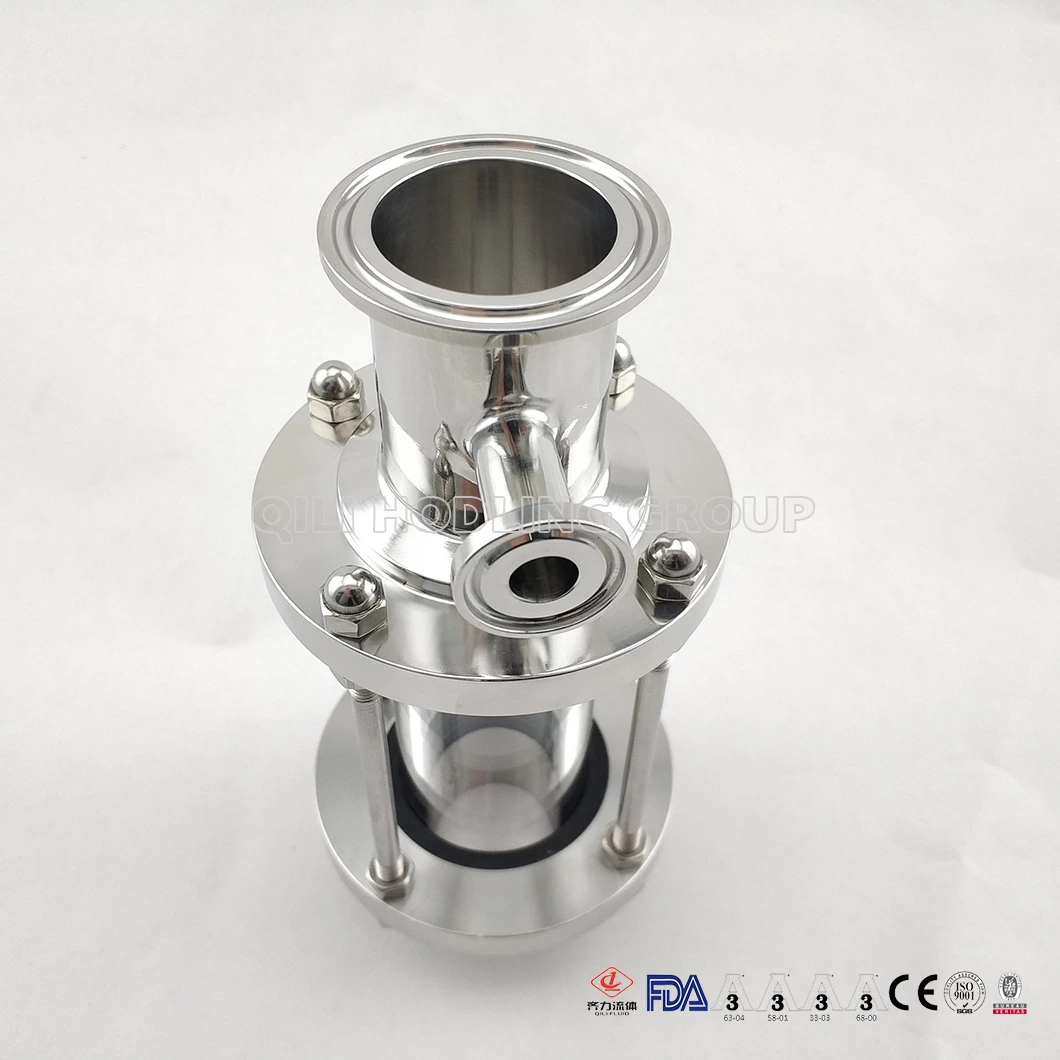 Sanitary Stainless Steel Clamp Fluid Sight Glass for Beer