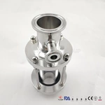 Sanitary Stainless Steel Clamp Fluid Sight Glass for Beer