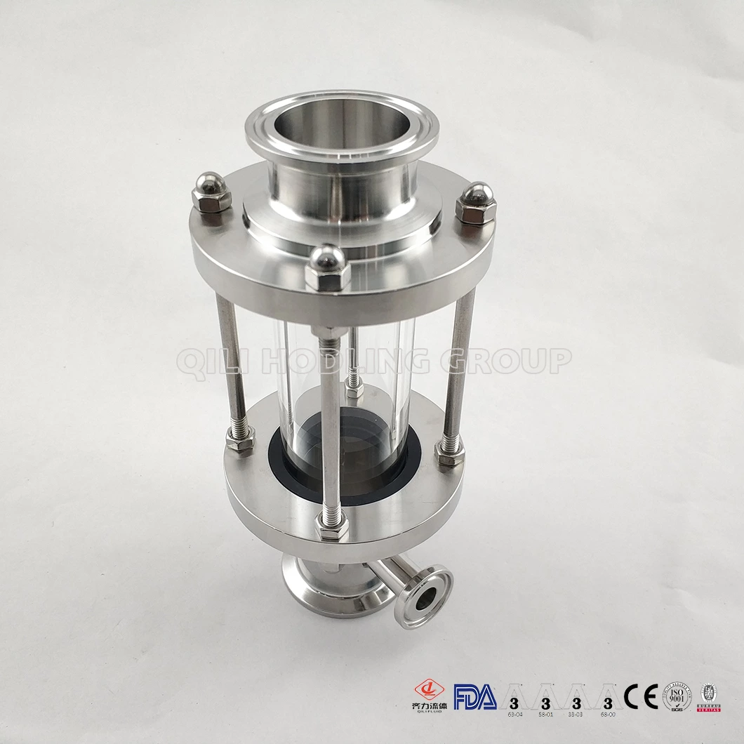 Sanitary Stainless Steel Clamp Fluid Sight Glass for Beer