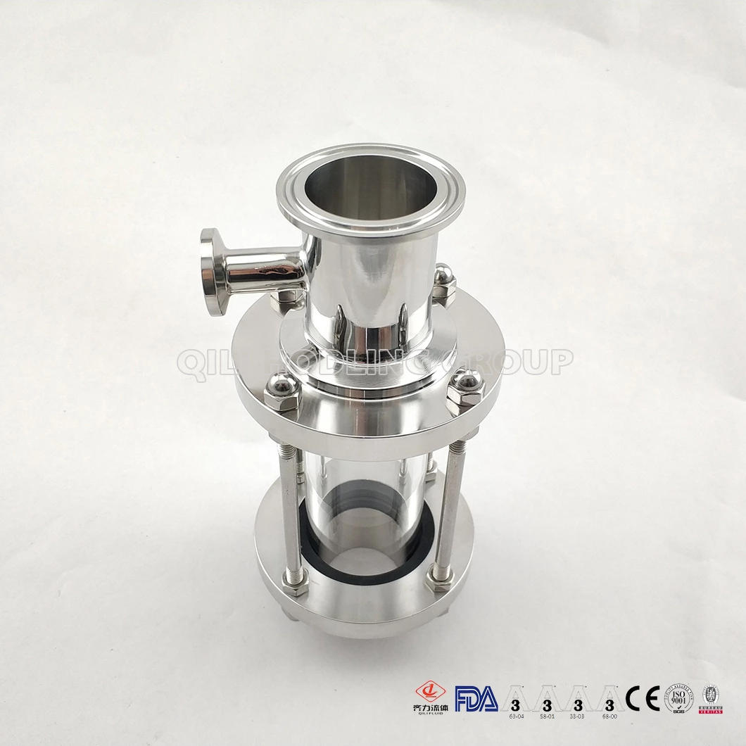 Sanitary Stainless Steel Clamp Fluid Sight Glass for Beer