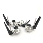 Sanitary Stainless Steel Clamped Butterfly Valve