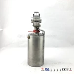 Sanitary Stainless Steel Clamped Pneumatic Butterfly Valve