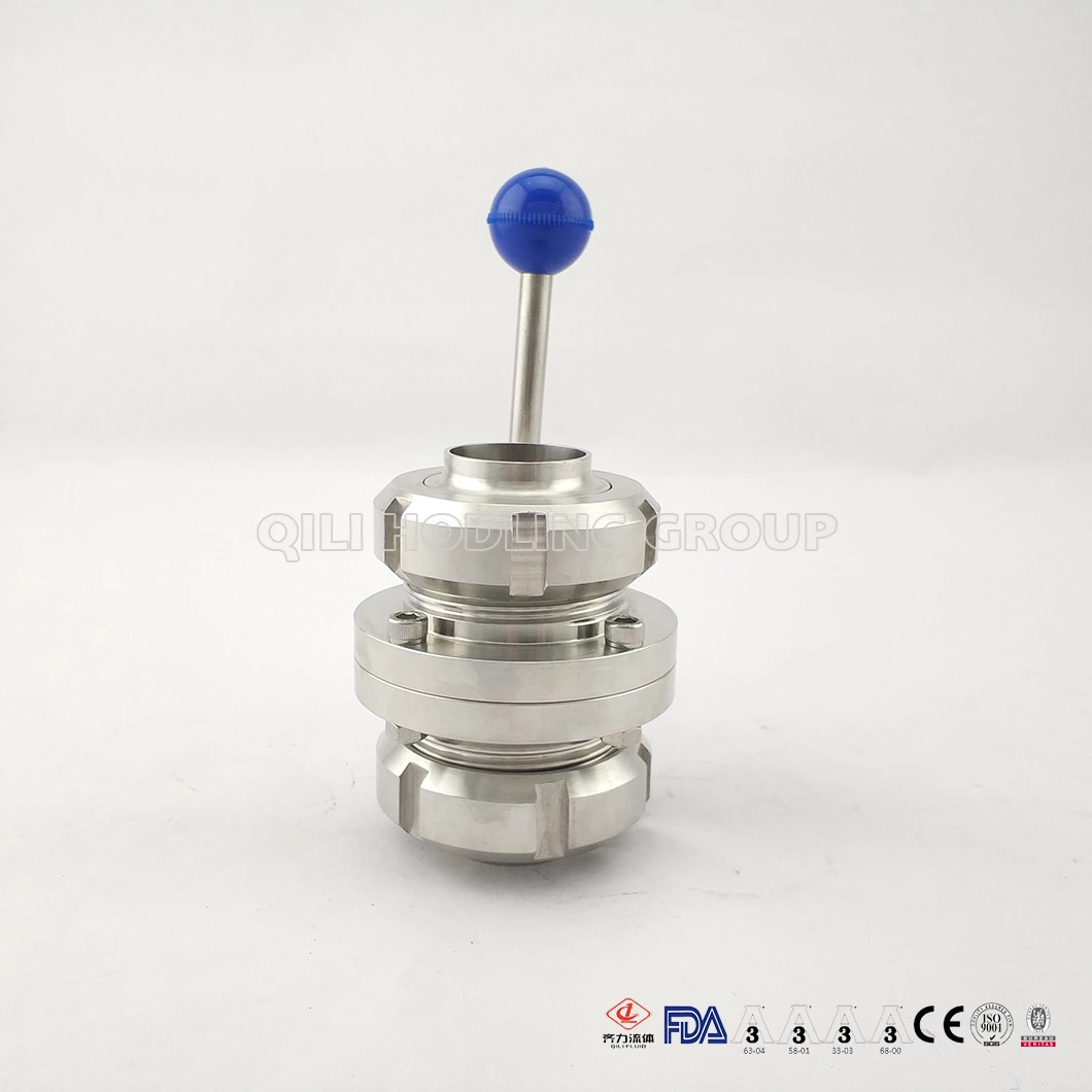 Sanitary Stainless Steel Female Threaded Butterfly Valve