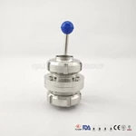 Sanitary Stainless Steel Female Threaded Butterfly Valve