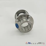 Sanitary Stainless Steel Flow Round Clamped Sight Glass