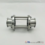 Sanitary Stainless Steel Flow Round Clamped Sight Glass