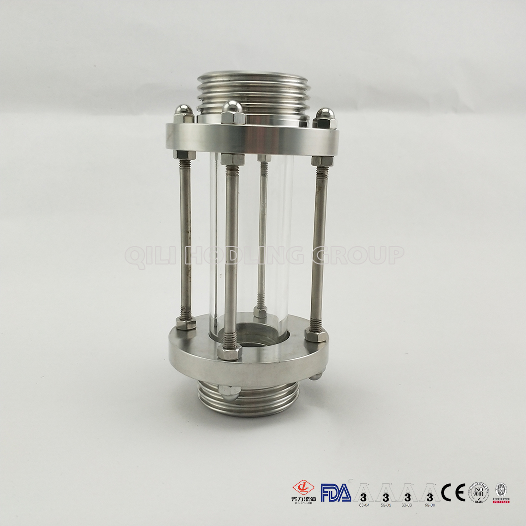 Sanitary Stainless Steel Inline Threaded Sight Glass