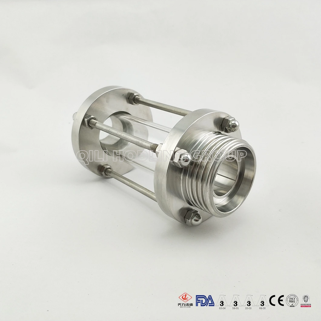 Sanitary Stainless Steel Inline Threaded Sight Glass