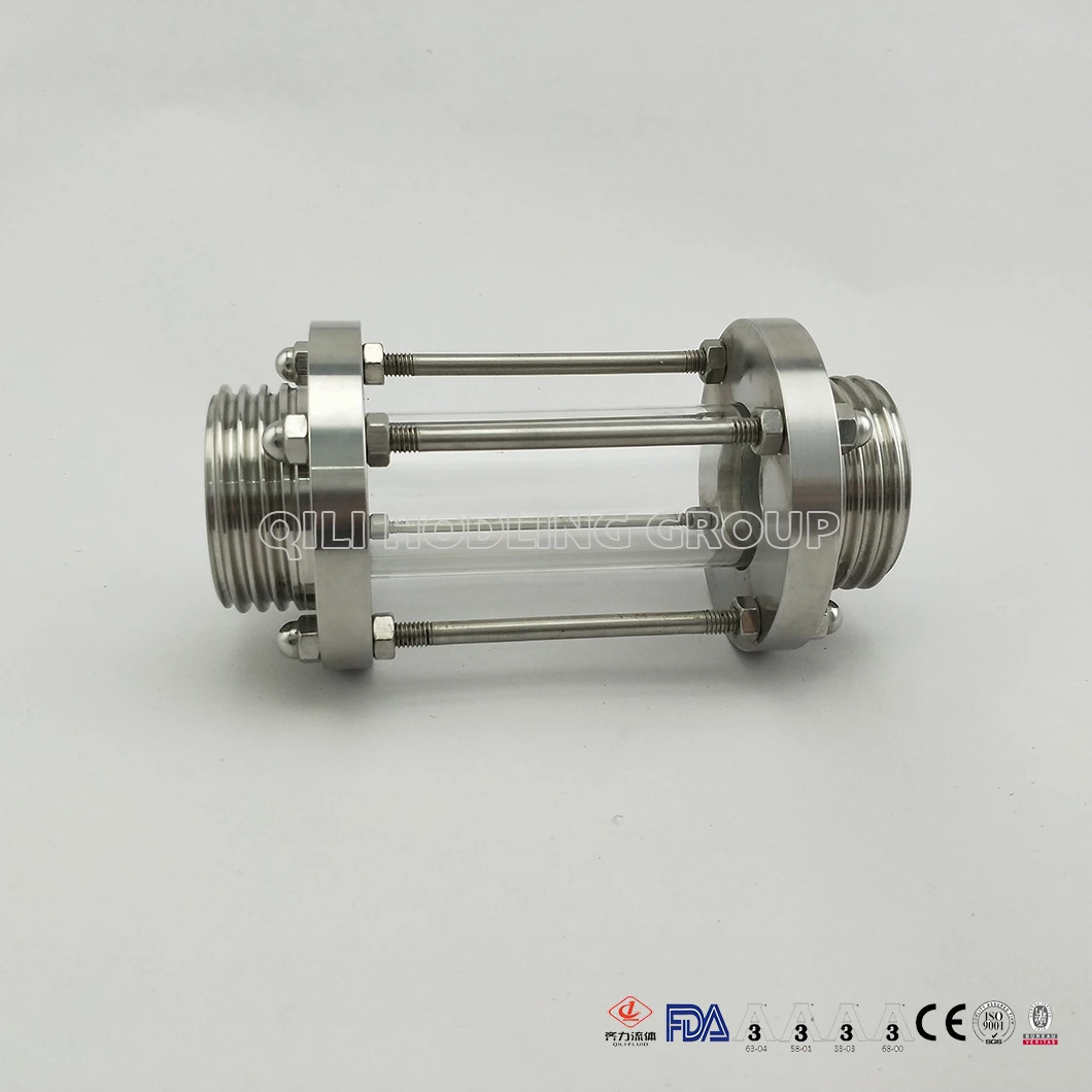 Sanitary Stainless Steel Inline Threaded Sight Glass