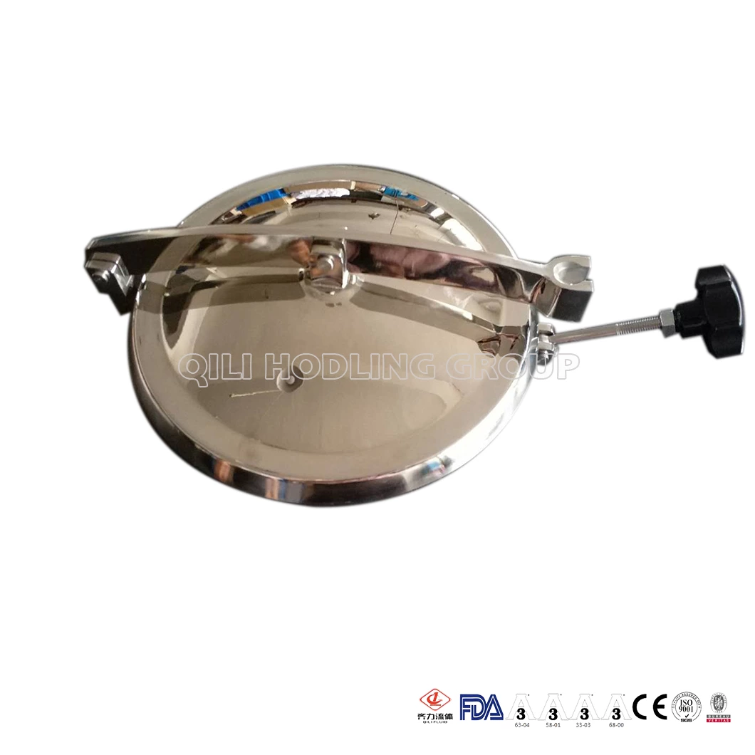 Sanitary Stainless Steel Manhole Cover with Material