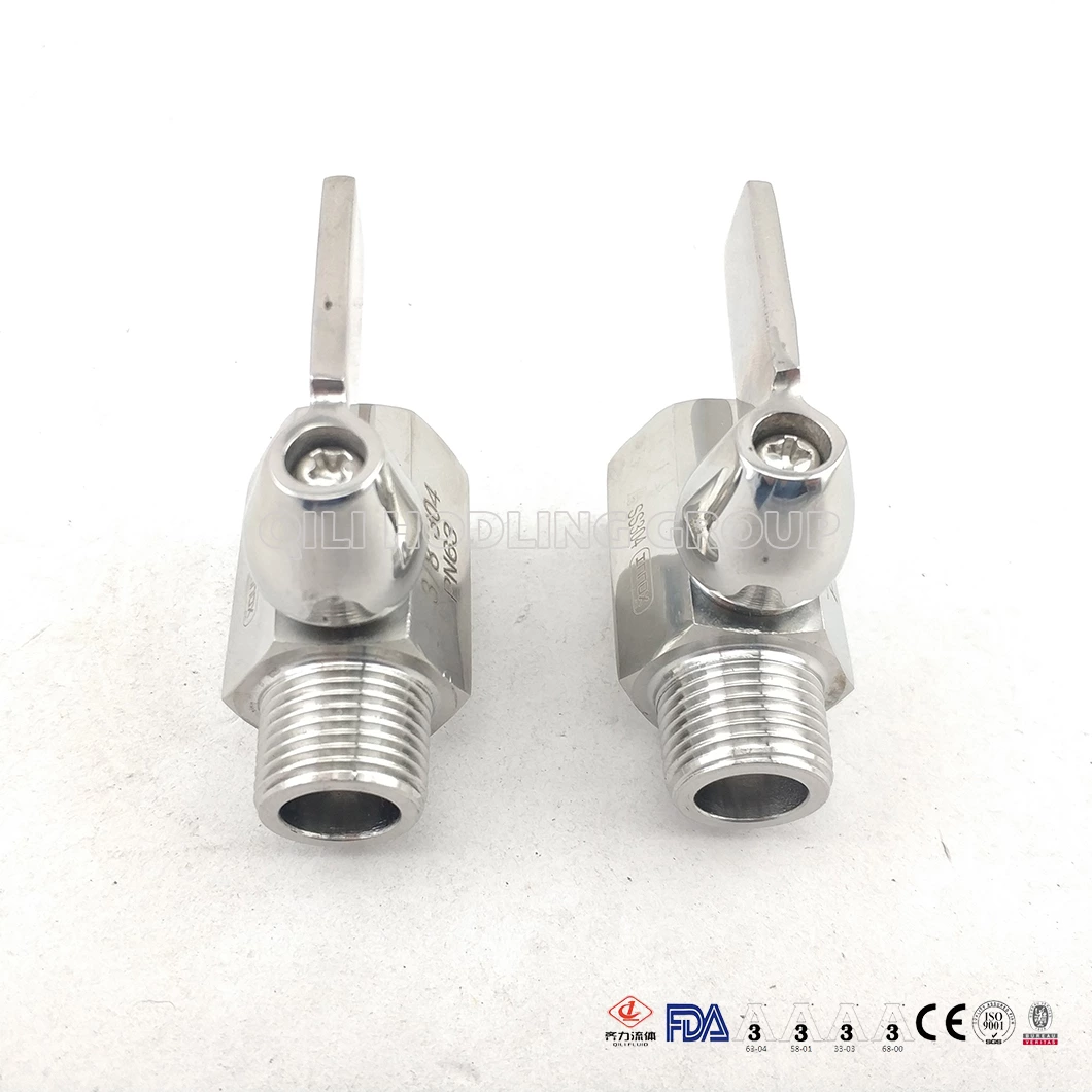 Sanitary Stainless Steel Mini Ball Valve FM