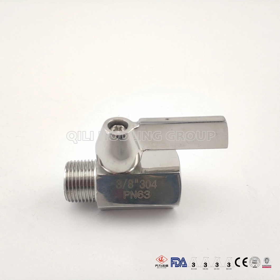 Sanitary Stainless Steel Mini Ball Valve MM