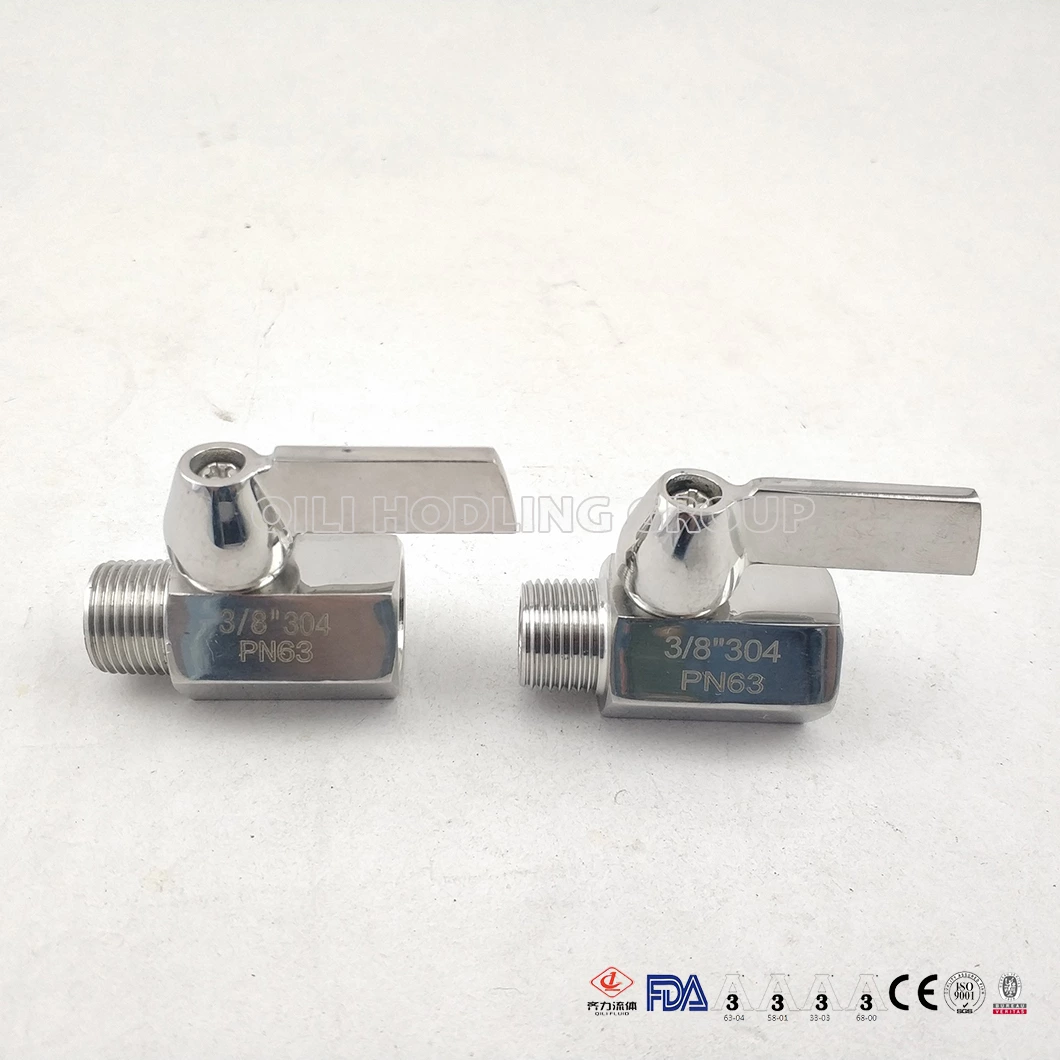 Sanitary Stainless Steel Mini Ball Valve MM