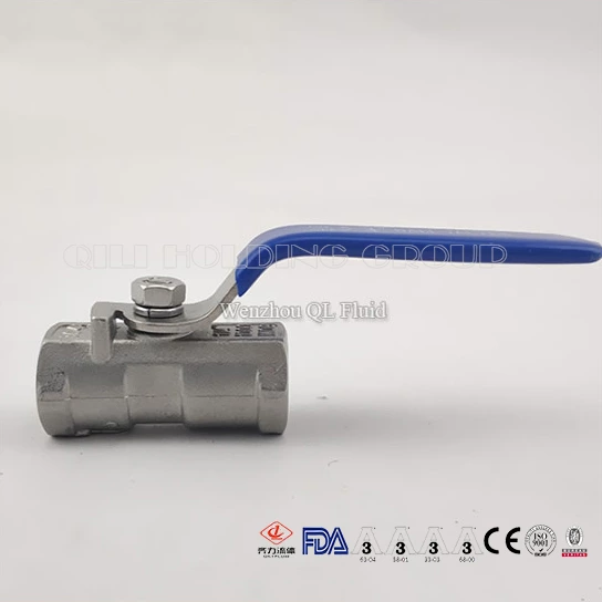 Sanitary Stainless Steel One-Piece Ball Valve