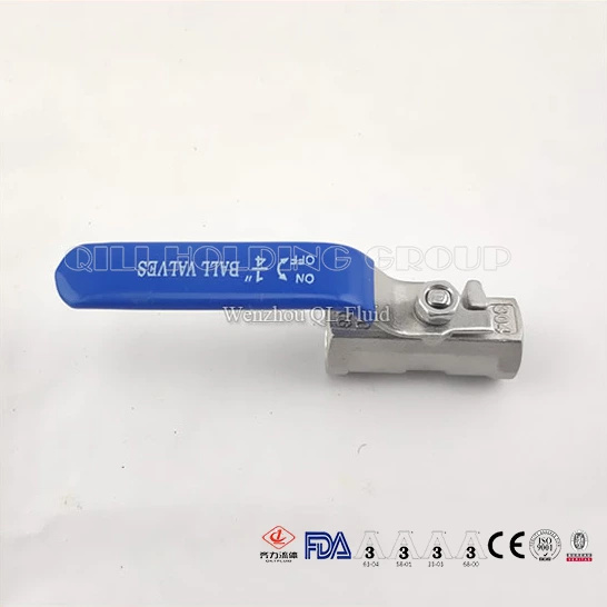 Sanitary Stainless Steel One-Piece Ball Valve