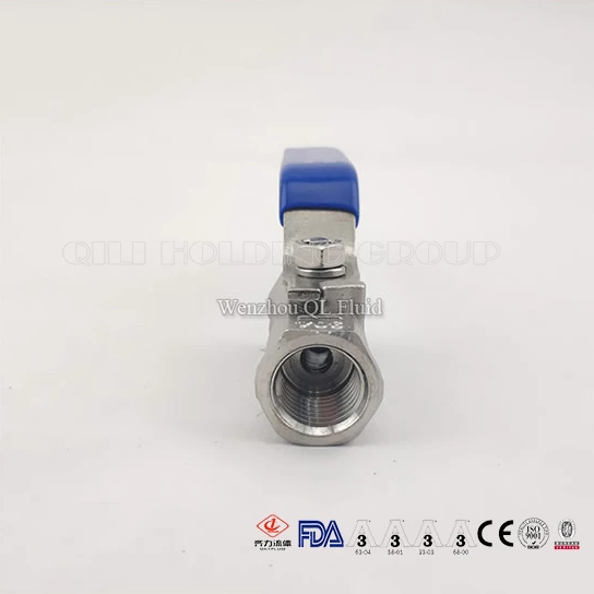 Sanitary Stainless Steel One-Piece Ball Valve