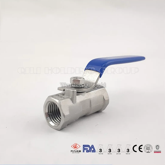 Sanitary Stainless Steel One-Piece Ball Valve