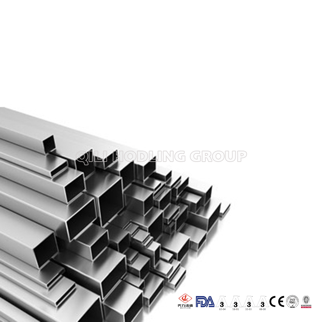 Sanitary Stainless Steel Pipe Fitting Square Tube