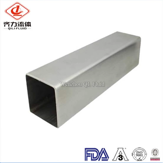 Sanitary Stainless Steel Pipe Fitting Square Tube