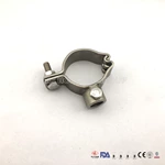 Sanitary Stainless Steel Screw End Round Pipe Holder