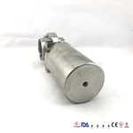 Sanitary Stainless Steel Threaded Pneumatic Butterfly Valve