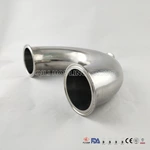 Sanitary stainless steel tri clover fittings clamped U type tee