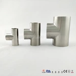 Sanitary Stainless Steel Welded Equal Tee