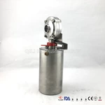 Sanitary Stainless Steel Welded Pneumatic Butterfly Valve