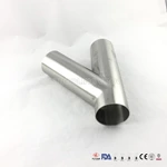Sanitary Stainless Steel Y Type Tee
