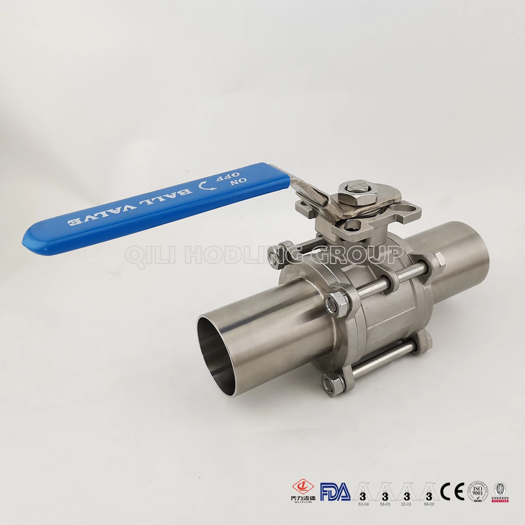 Sanitary Straight Long Style Ball Valves
