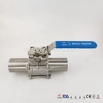 Sanitary Straight Long Style Ball Valves