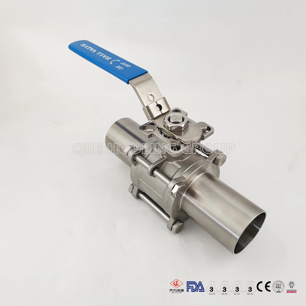 Sanitary Straight Long Style Ball Valves