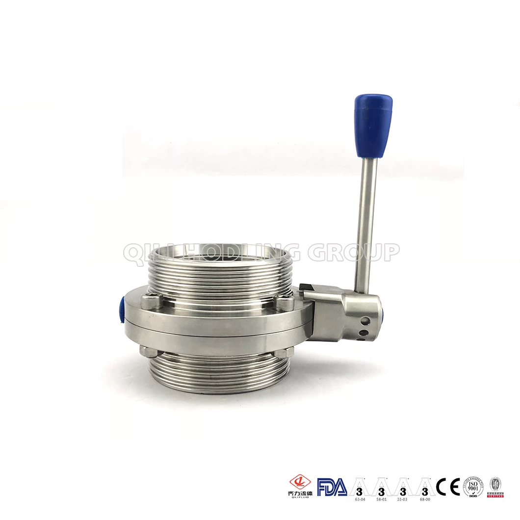 Sanitary Thread Butterfly Valve