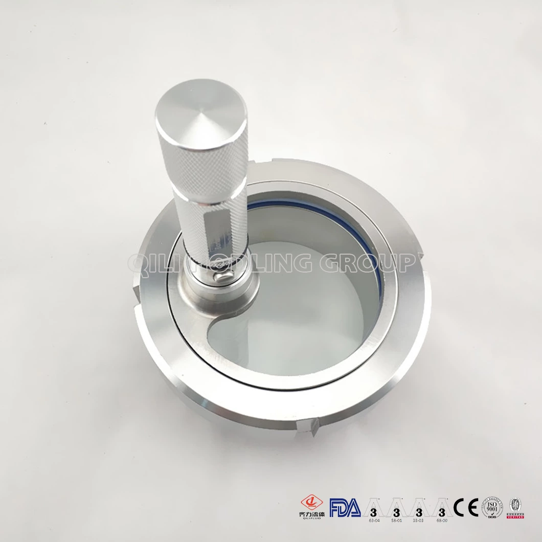 Sanitary Weld Sight Galss with LED Lamp