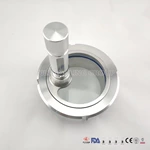 Sanitary Weld Sight Galss with LED Lamp