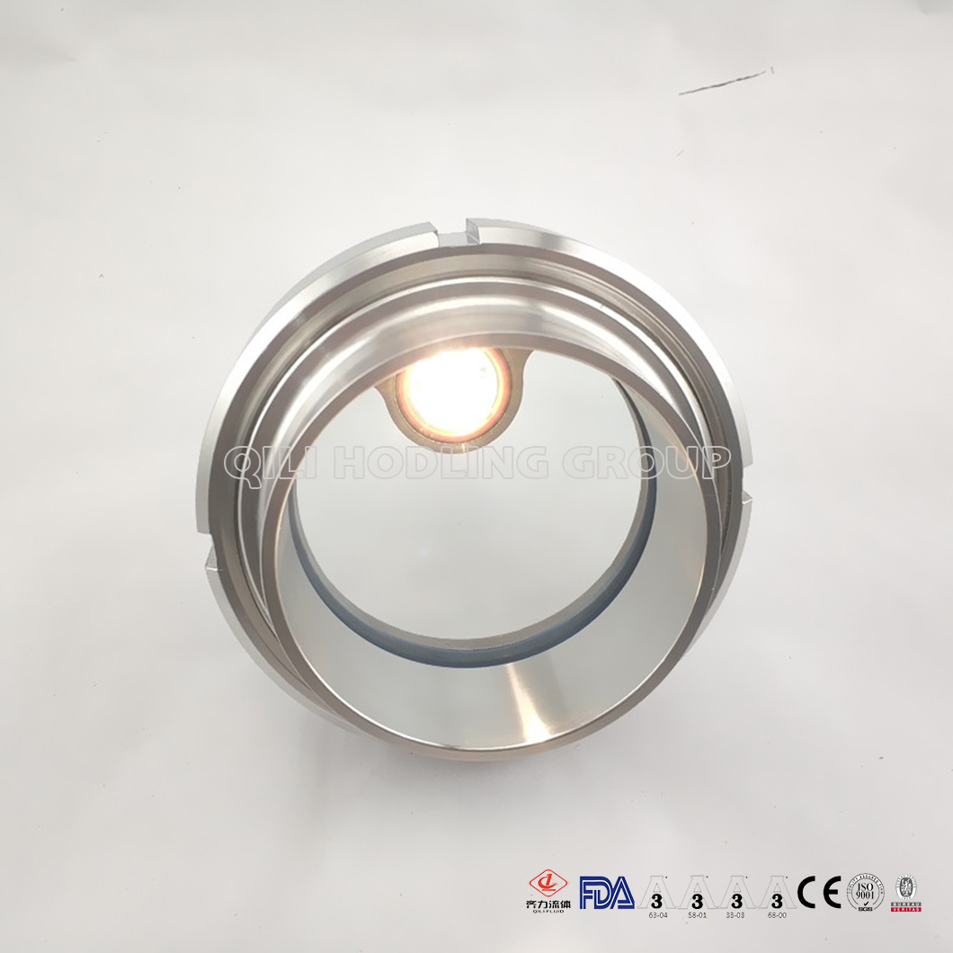 Sanitary Weld Sight Galss with LED Lamp