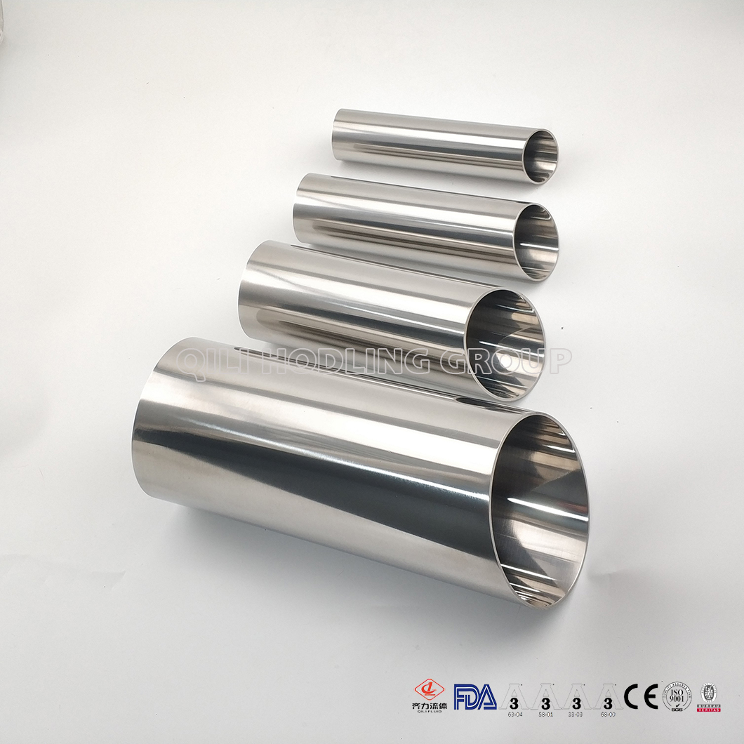 SS304 And SS316L Stainless Steel Round Or Square Pipe System Weld Tube Polished