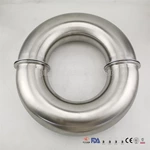 Ss304 Ss316 Food Grade 180° Elbow Clamp End