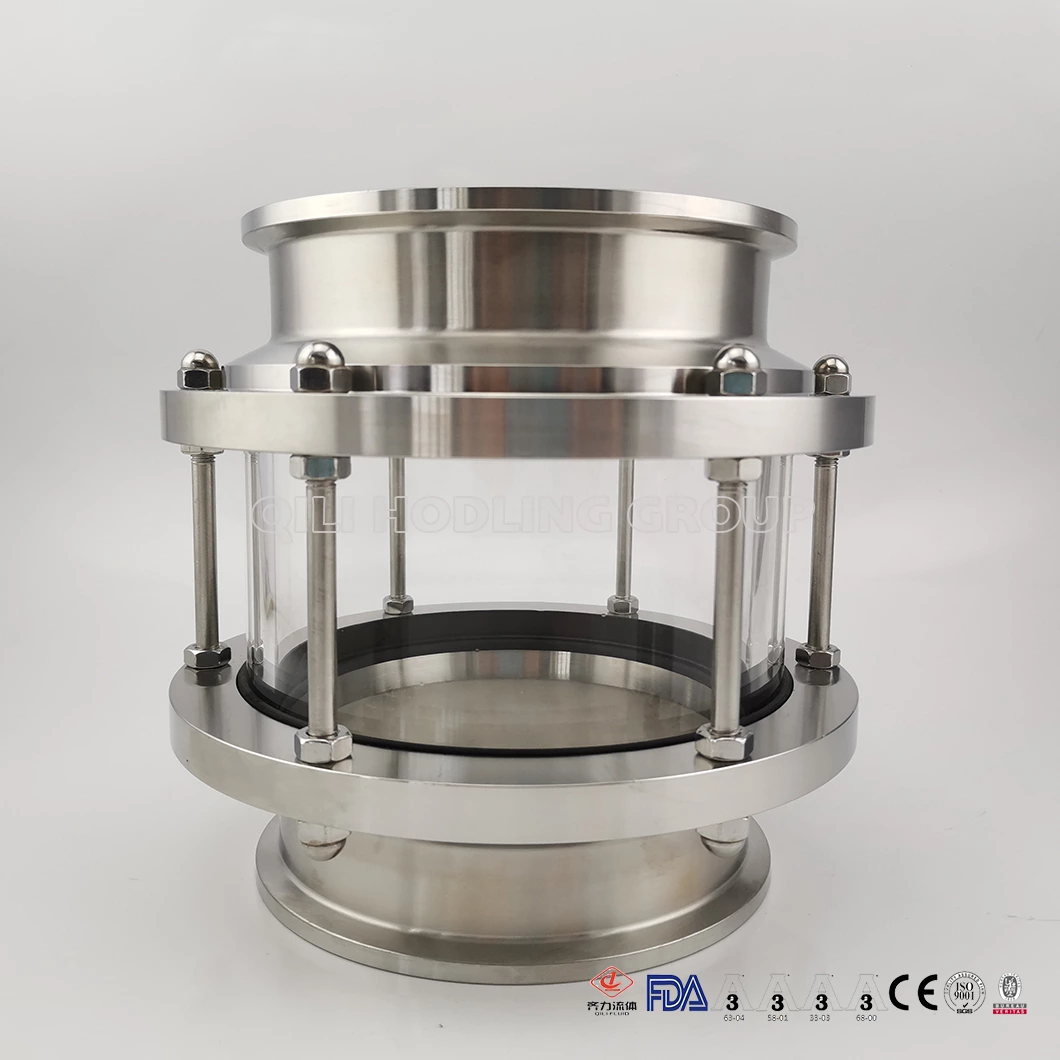 Ss304 Ss316L Hygienic Tri Clover Sight Glass
