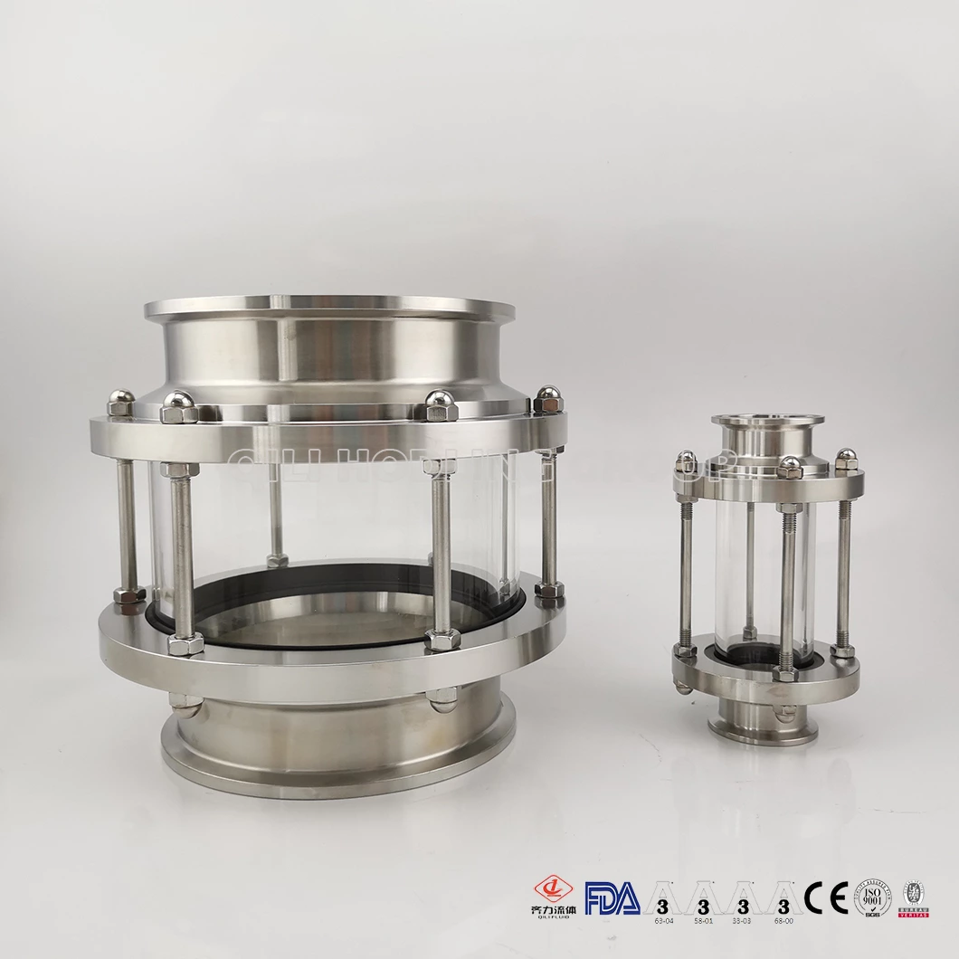 Ss304 Ss316L Hygienic Tri Clover Sight Glass